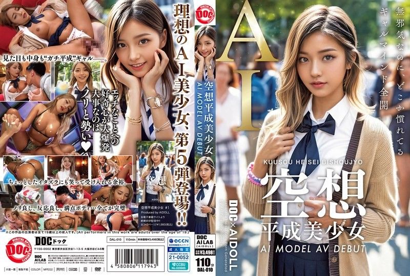 DAL-010 空想平成美少女 AI MODEL AV DEBUT